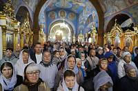 Архиерейское богослужение в Богоявленском соборе Ногинска