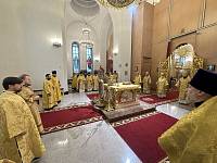 Соборное служение Архиереев Московской митрополии в Одинцово