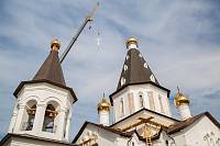 Освящение крестов в Медвежьих Озёрах