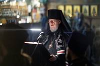 Чтение Великого покаянного канона преподобного Андрея Критского в Богородицерождественском соборе г. Орехово-Зуево 