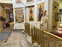 Архиерейское богослужение в Преображенском кафедральном соборе Балашихи