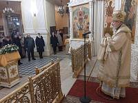 Архиерейское богослужение в Преображенском кафедральном соборе Балашихи 