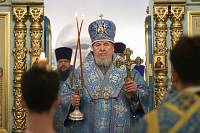 Архиерейское богослужение в Успенском храме Ногинска 