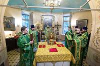 Архиерейское богослужение в Никольском храме города Щёлково 