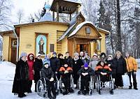 Дети-инвалиды в&nbsp;гостях у&nbsp;Сретенского храма в&nbsp;Пушкино