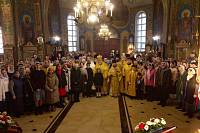 Архиерейское богослужение в Иоанно-Богословском храме г. Ликино-Дулёво 