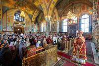 Архиерейское богослужение в Троицком соборе города Щёлково