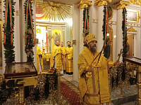 Архиерейское богослужение в Покровском храме Балашихи