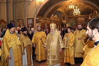 Архиерейское богослужение в&nbsp;Преображенском храме в&nbsp;Саввино