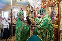 Архиерейское богослужение в Никольском храме города Щёлково 