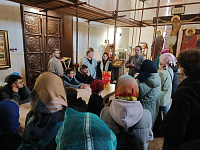 Студенты Щёлковского колледжа в Державном храме города Фрязино