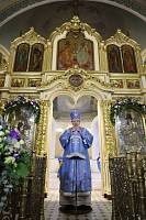 Архиерейское богослужение в Казанском храме села Казанское