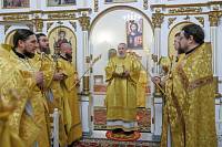 Архиерейское богослужение в Крестовоздвиженском храме города Орехово-Зуево