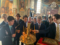 Экскурсия для гимназистов в Иоанно-Богословском храме г. Ликино-Дулёво