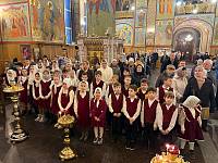 Архиерейское богослужение в Троицком соборе города Щёлково