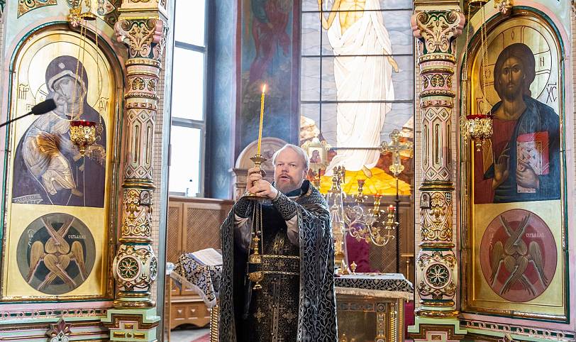 Миссионерское богослужение в Троицком соборе города Щёлково