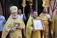 Престольный праздник в Князь-Владимирском храме деревни Новофрязино