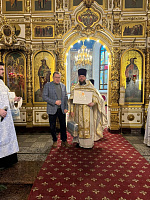 Вручение почётных грамот Правительства Московской области клирикам Орехово-Зуевского благочиния
