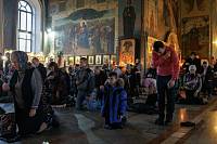 Чтение Великого покаянного канона преподобного Андрея Критского в Богородицерождественском соборе г. Орехово-Зуево 