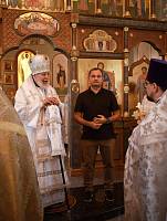 Архиерейское богослужение в Никольском храме Балашихи