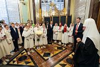 Патриаршее богослужение в Храме Христа Спасителя