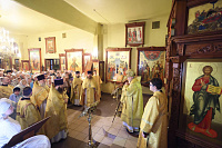 Престольный праздник в Никольском храме города Павловский Посад