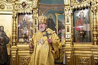 Архиерейское богослужение в Покровском храме города Щёлково