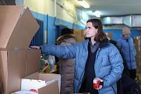 Православные гимназисты приняли участие в сборе помощи для жителей Донбасса