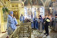 Архиерейское богослужение в Казанском храме села Казанское