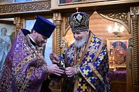 Архиерейское богослужение в Серафимовском храме Балашихи