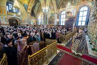 Архиерейское богослужение в Троицком соборе города Щёлково