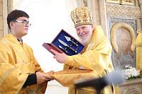 Архиерейское богослужение в Троицком храме города Электроугли