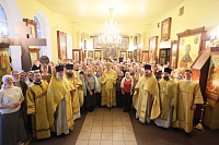 Престольный праздник в Никольском храме города Павловский Посад