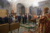 Архиерейское богослужение в Покровском храме деревни Пашнево 