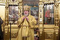 Архиерейское богослужение в Покровском храме города Щёлково