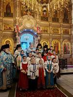 Архиерейское богослужение в Никитском Бывалинском женском монастыре 