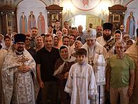 Архиерейское богослужение в Никольском храме Балашихи