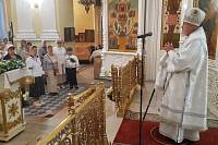 Престольный праздник в Преображенском кафедральном соборе Балашихи