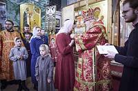 Архиерейское богослужение в Гуслицком монастыре 