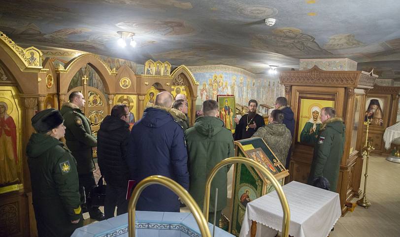 Встреча с командирами войсковых частей и руководителями силовых ведомств в Щёлковском благочинии