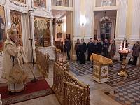 Архиерейское богослужение в Преображенском кафедральном соборе Балашихи