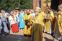 Престольный праздник в Князь-Владимирском храме деревни Новофрязино