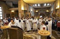 Архиерейское богослужение в Троицком храме города Реутова