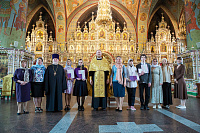 Вручение аттестатов выпускникам Алексиевской гимназии города Щёлково