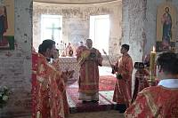 Престольный праздник в Воскресенском храме села Ильинский Погост 