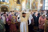 Архиерейское богослужение в Троицком соборе города Щёлково