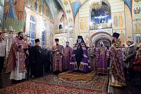 Архиерейское богослужение в Троицком соборе города Щёлково