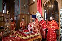 Архиерейское богослужение в Троицком соборе города Щёлково