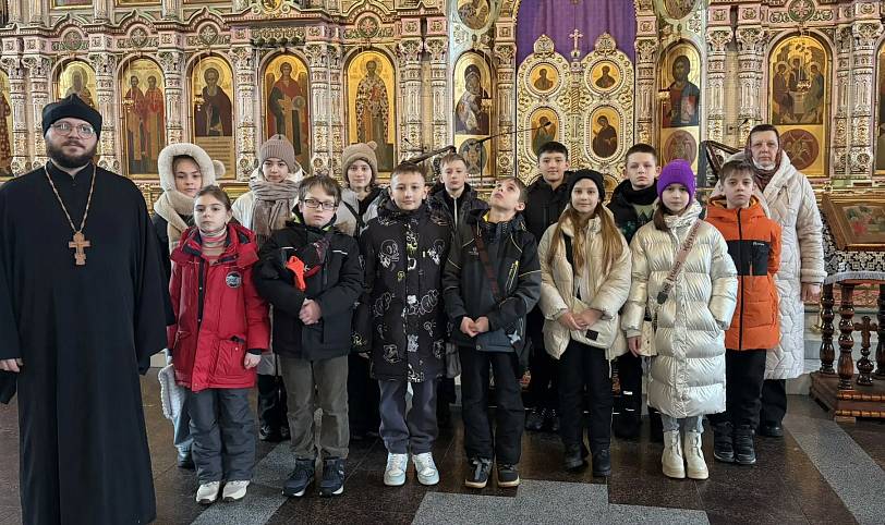 Экскурсия для школьников в Троицком соборе города Щёлково