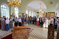 Архиерейское богослужение в Никольском храме Орехово-Зуева 